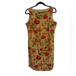 Linea Domani  size 14 cotton shift dress excellent condition